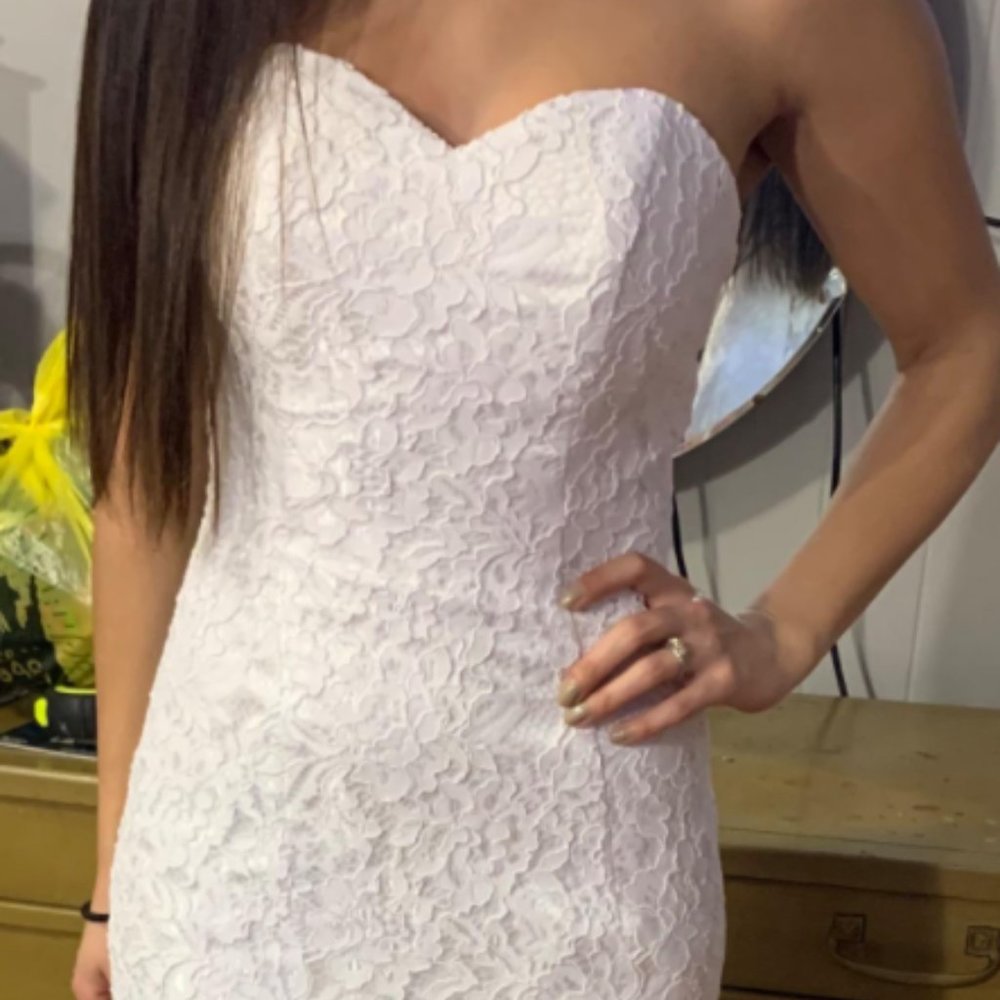Never Worn - Mermaid Lace Sweetheart Wedding Dress - Beautiful Corset Back